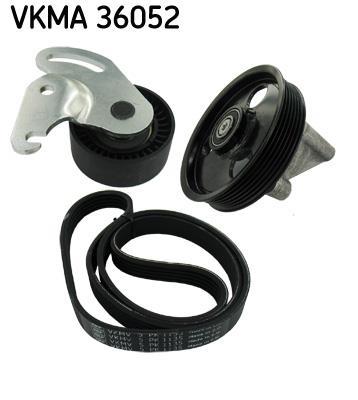 Kit de courroie d'accessoire (Courroie d’alternateur) SKF ref. VKMA 36052